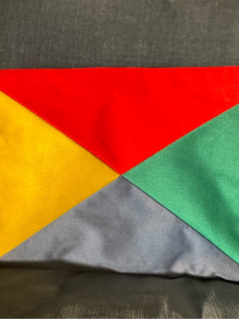 Colorful Clutch Purse in Red, Yellow, Green & BLUE
